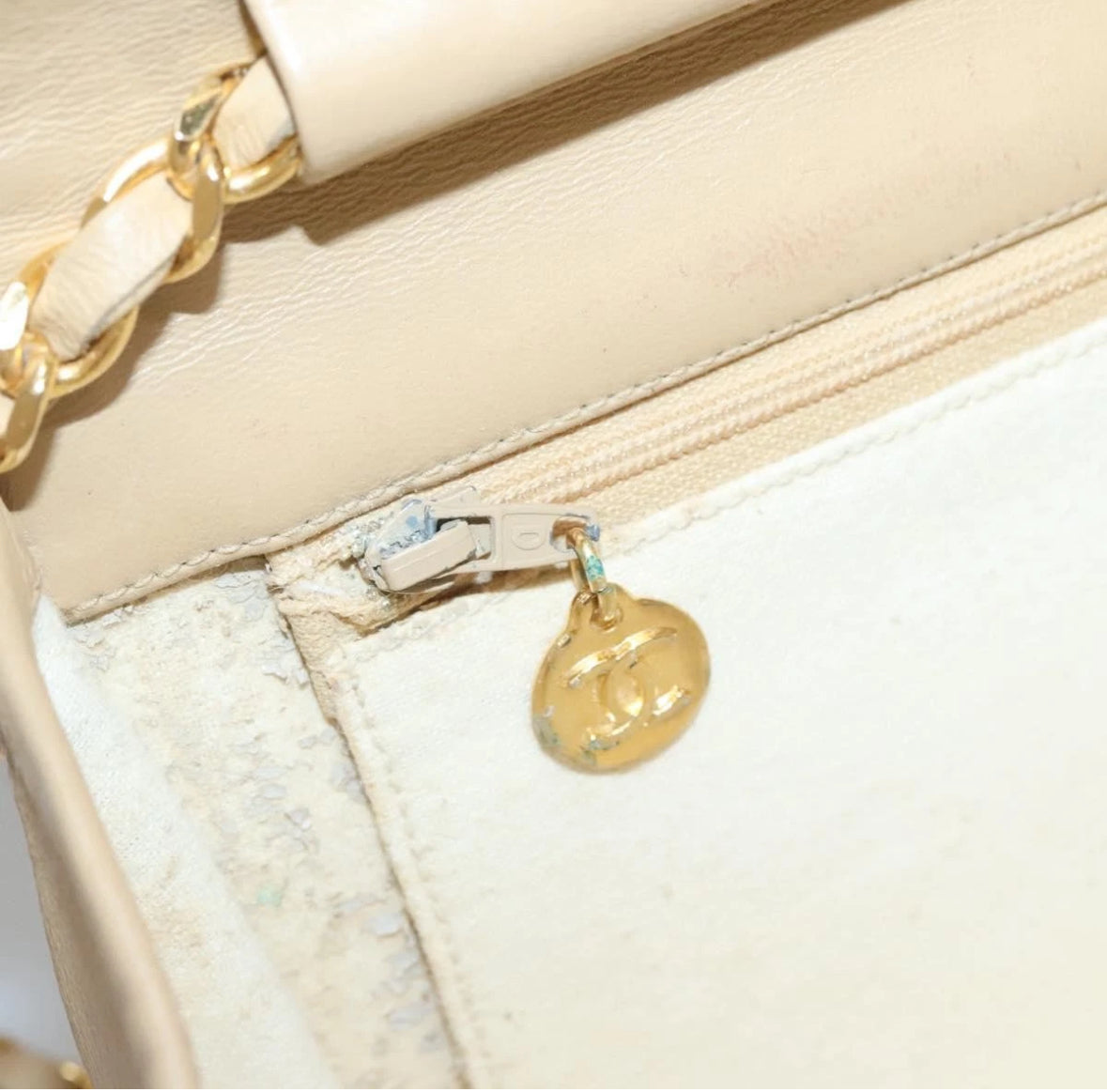 Chanel Tan Shoulder Bag