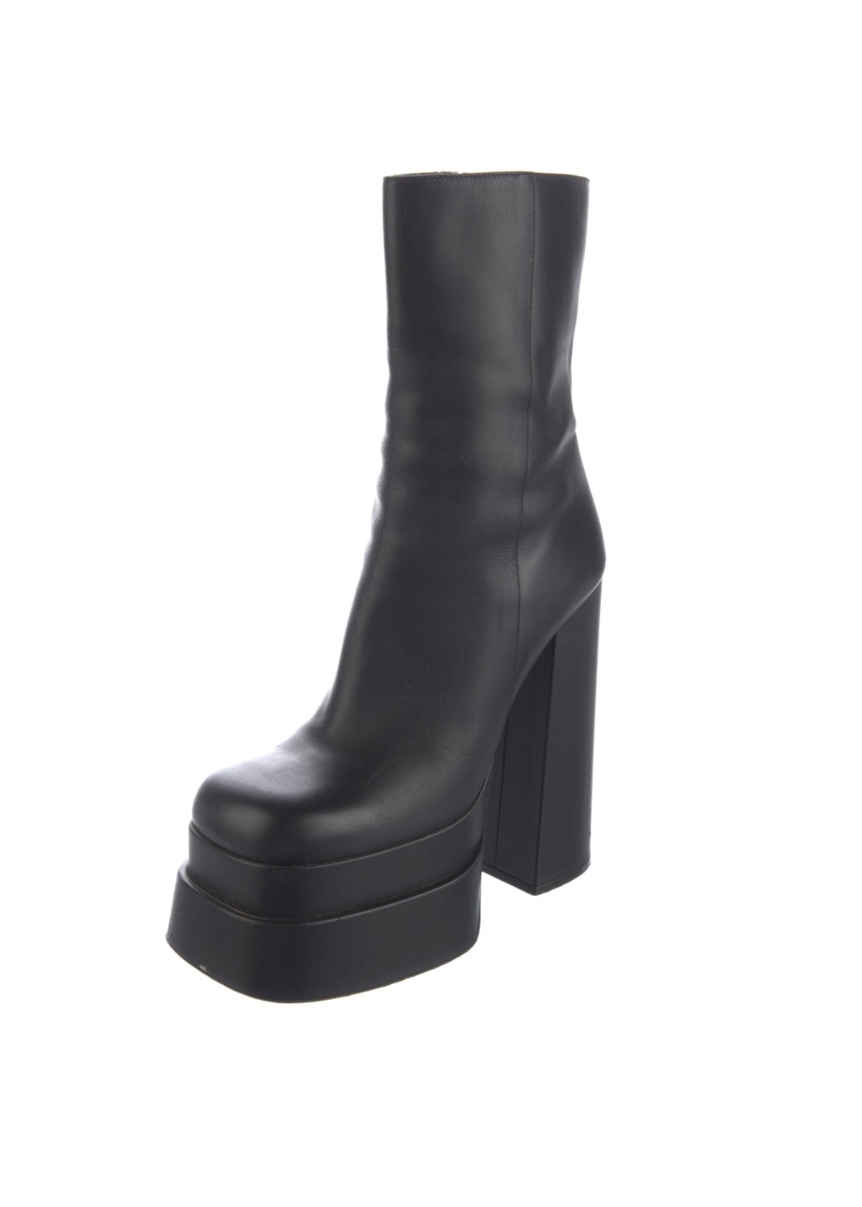 Versace Black Platform Boots