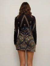 Load image into Gallery viewer, Etro Black Paisley Mini Dress
