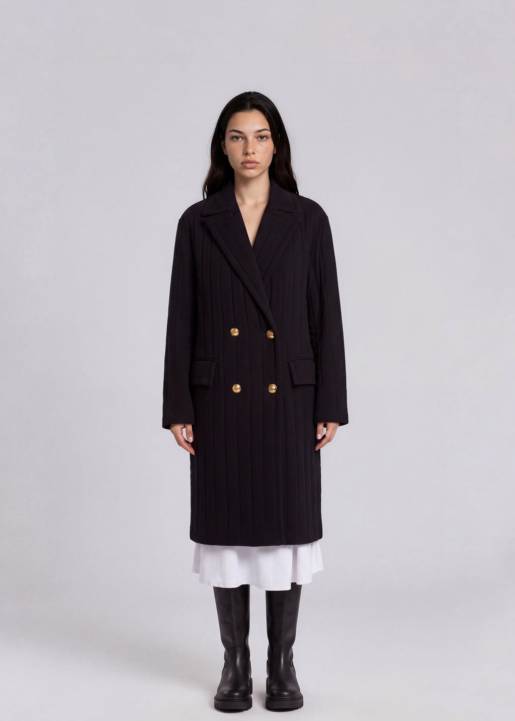 Escada Black and Gold Coat