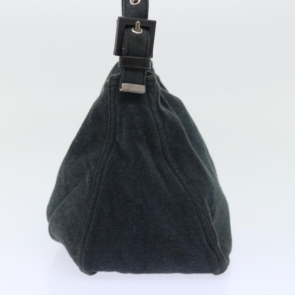 Fendi Grey Rounded Baguette