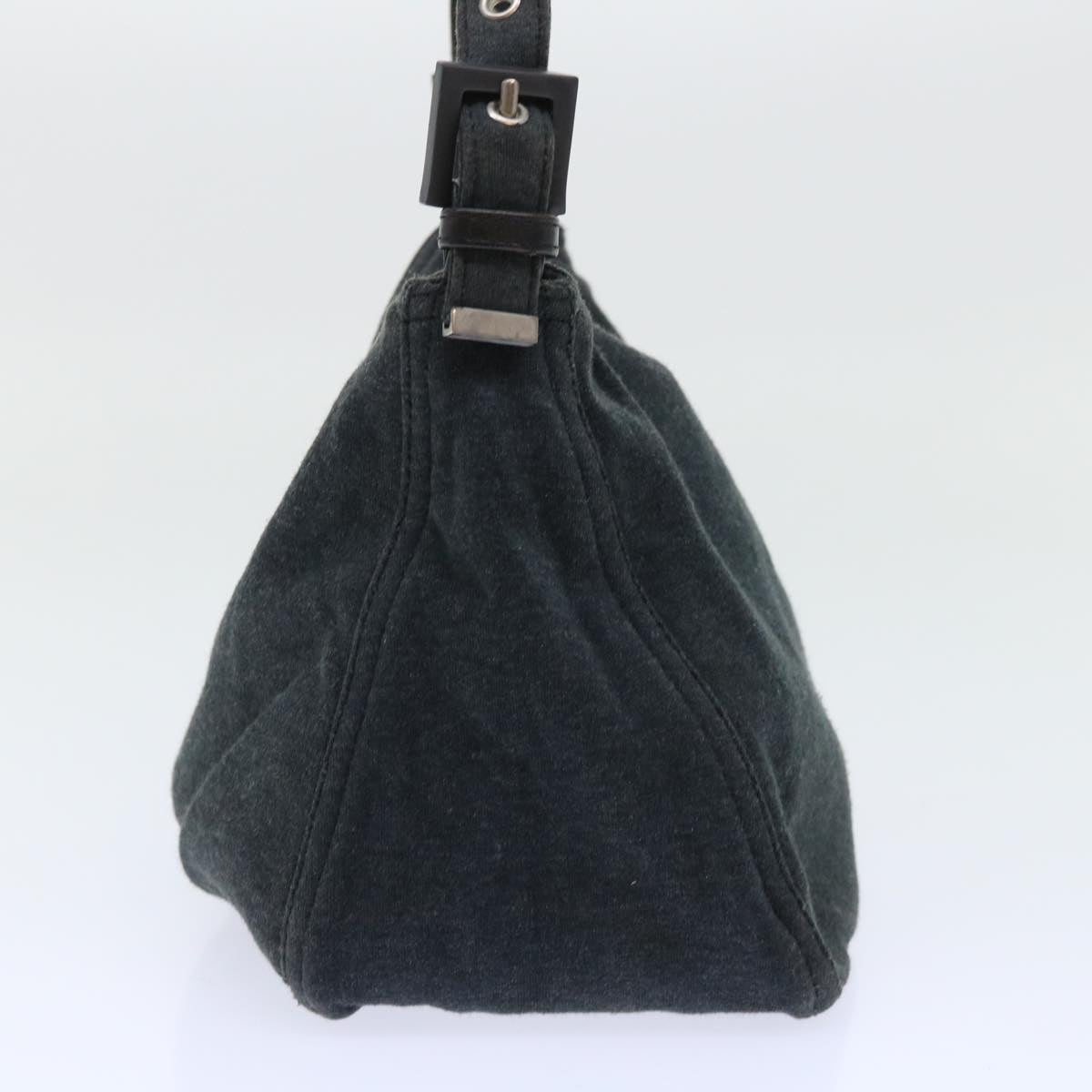 Fendi Grey Rounded Baguette