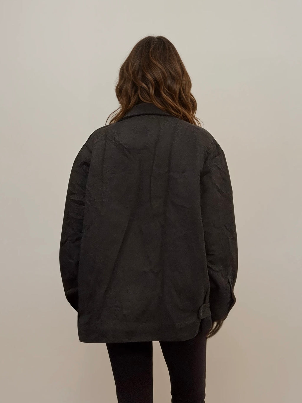 YSL Grey Wool Bomber