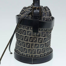 Load image into Gallery viewer, Fendi Navy Zucchino Bucket Bag
