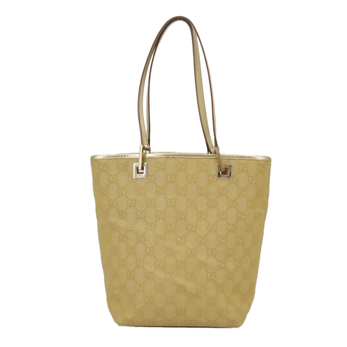 Gucci Gold Monogram Mini Tote