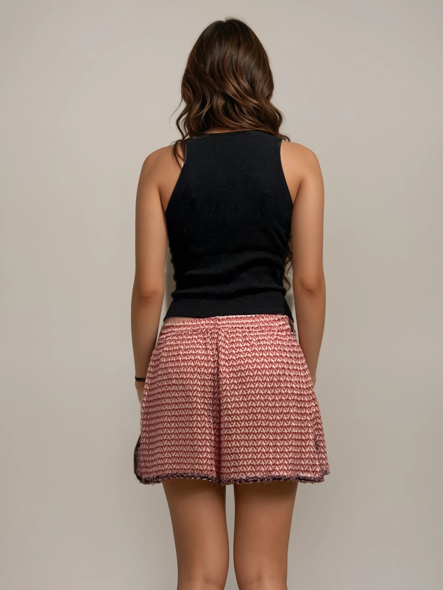 Missoni Red and Navy Mini Shorts