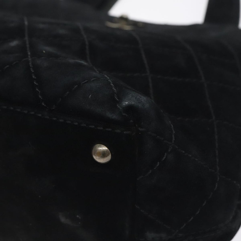 Chanel Black Suede Tote