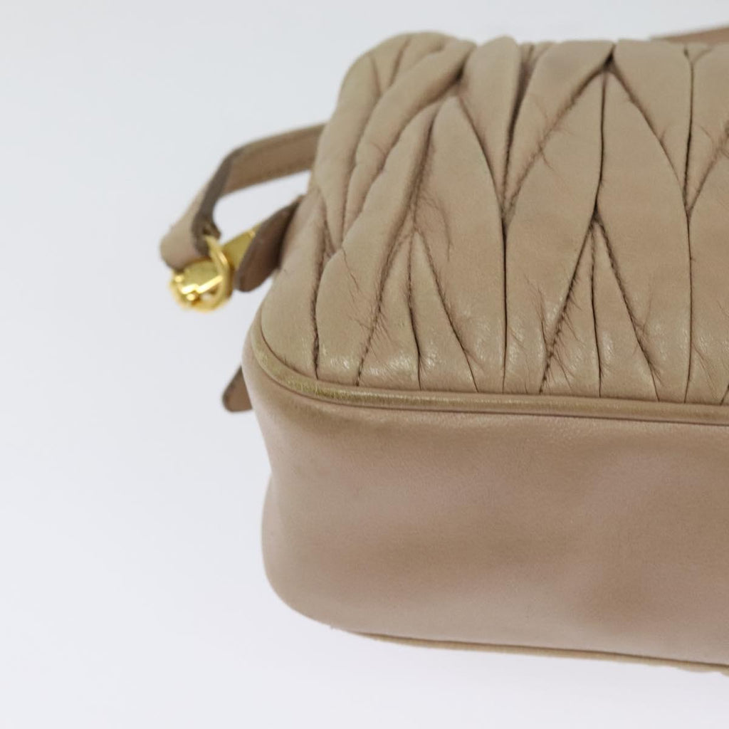 Miu Miu Nude Shoulder Bag