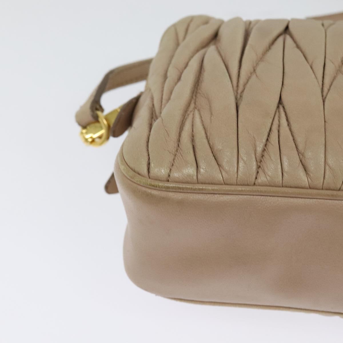 Miu Miu Nude Shoulder Bag