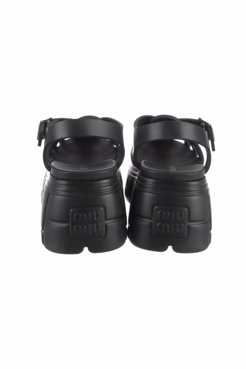 Miu Miu Black Fisherman Clogs