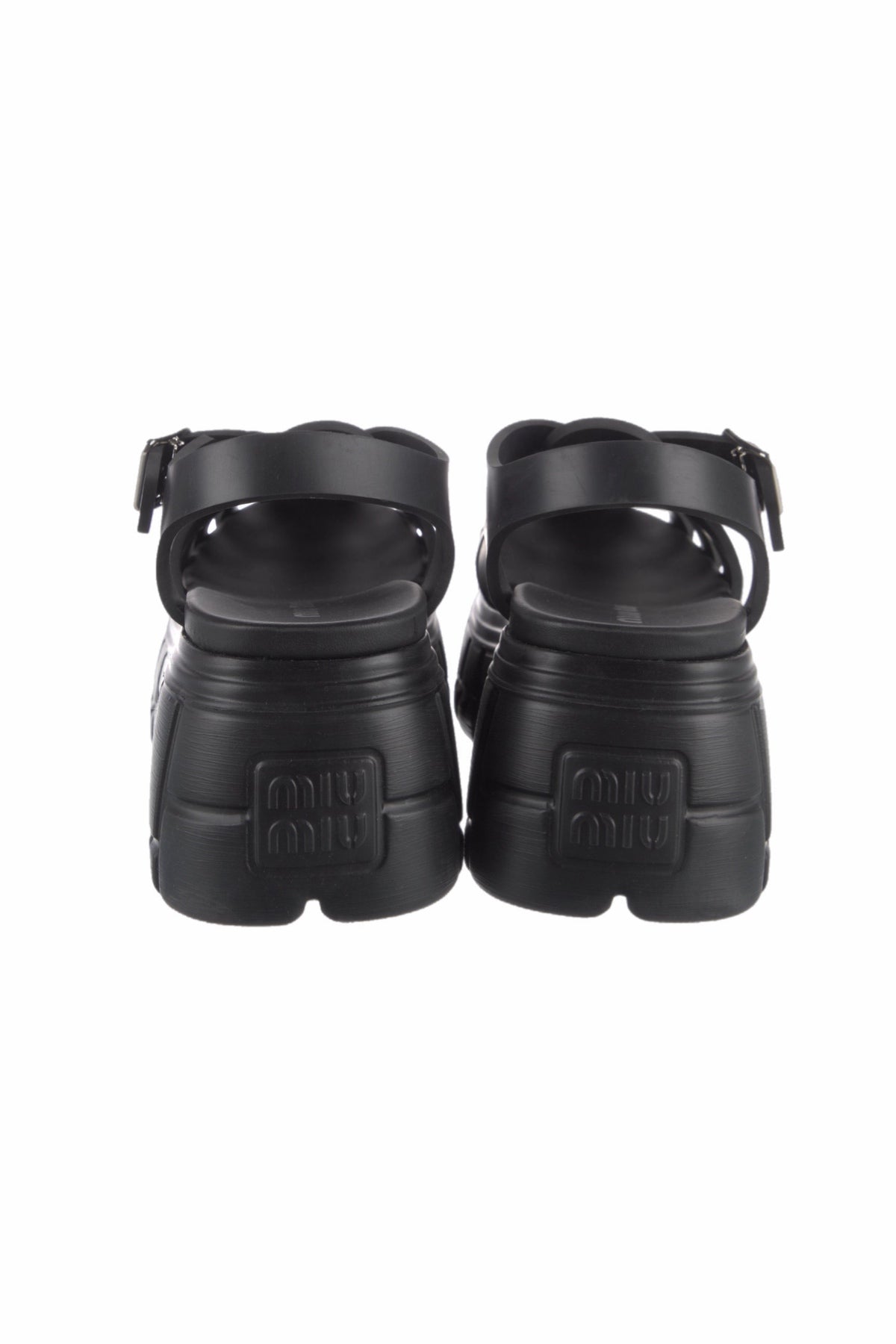 Miu Miu Black Fisherman Clogs