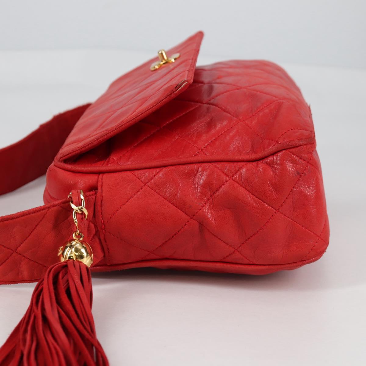Chanel Red Crossbody