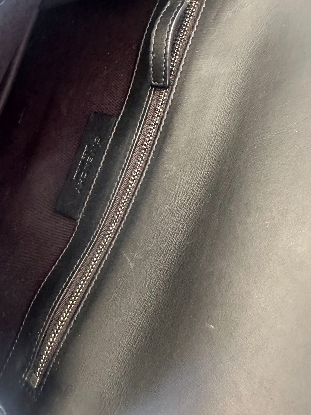Givenchy Black Leather Shoulder Bag