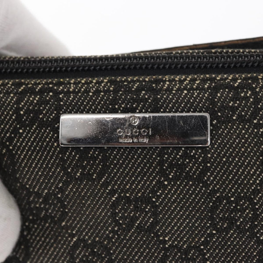 Gucci Grey Monogram Boat Pochette