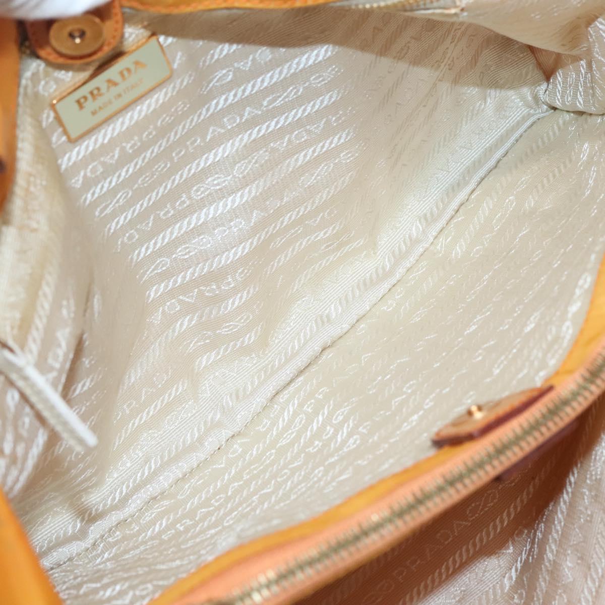 Prada Orange East West Shoulder Bag
