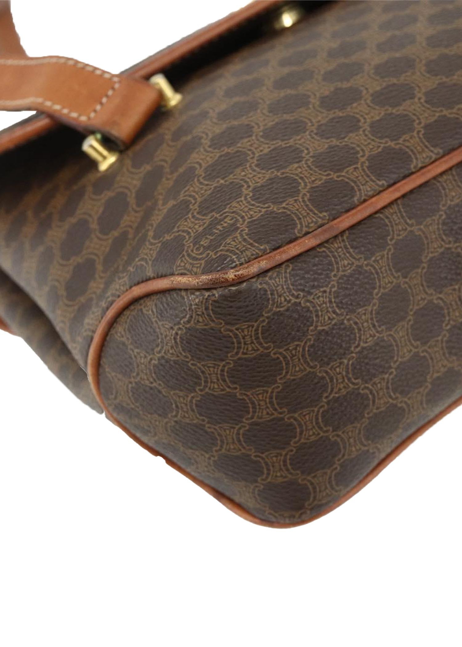 Celine Monogram Brown Shoulder Bag