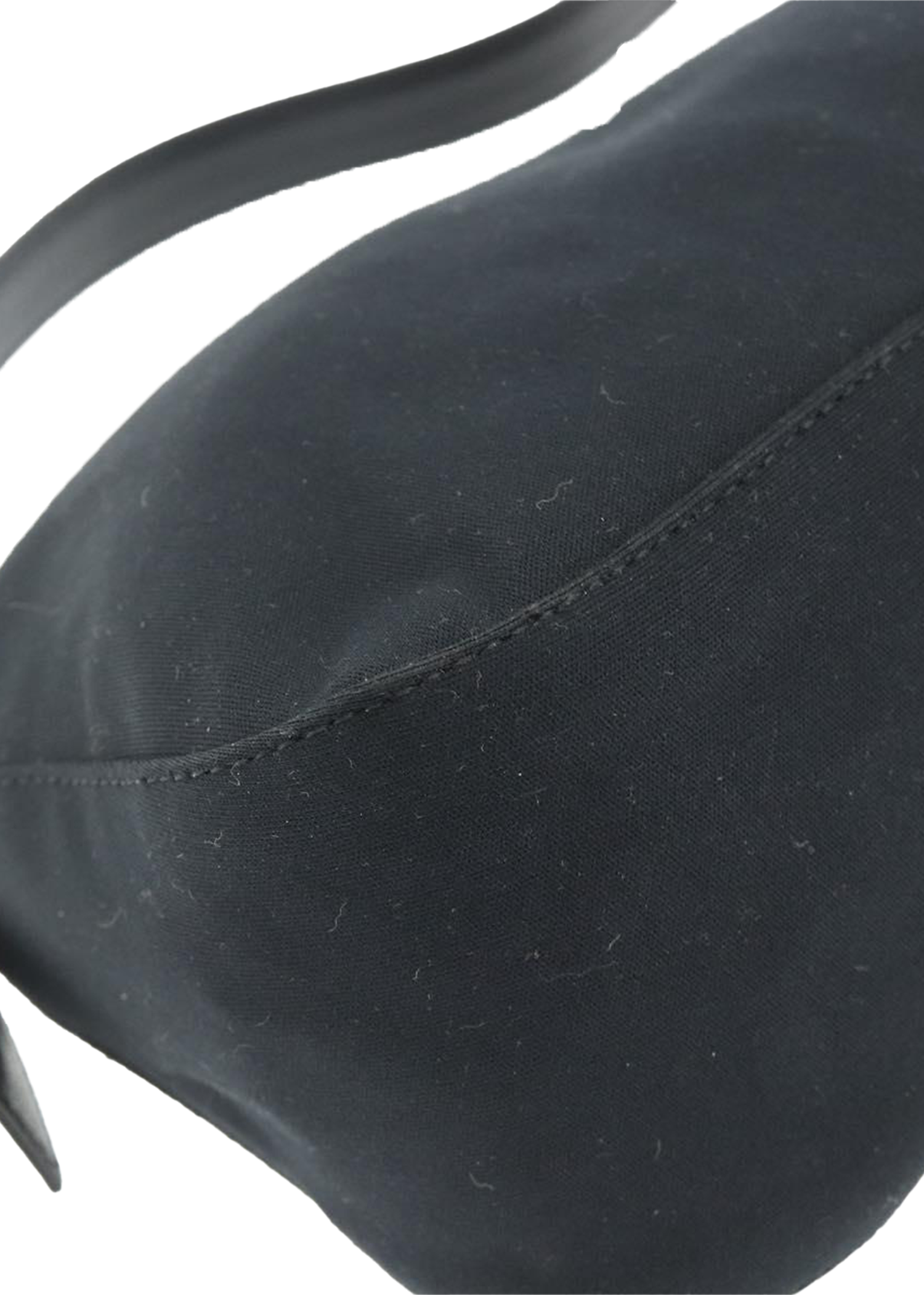 Fendi Black Rounded Baguette