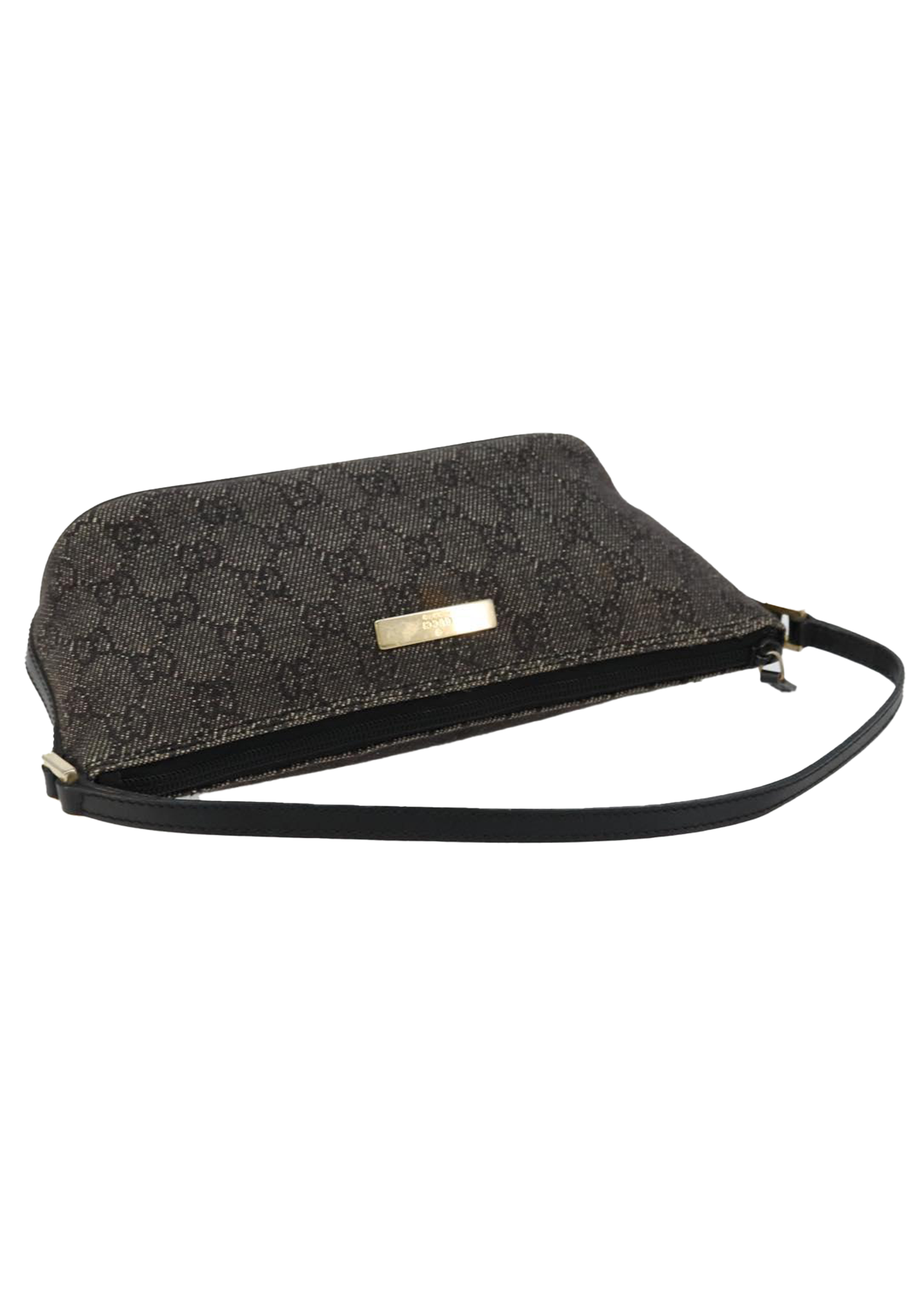 Gucci Grey Denim Boat Pochette
