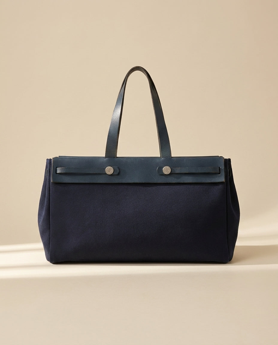 Hermès Navy Herbag