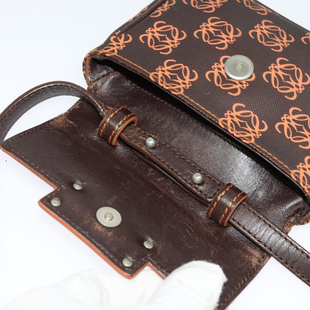 Loewe Orange and Brown Crossbody
