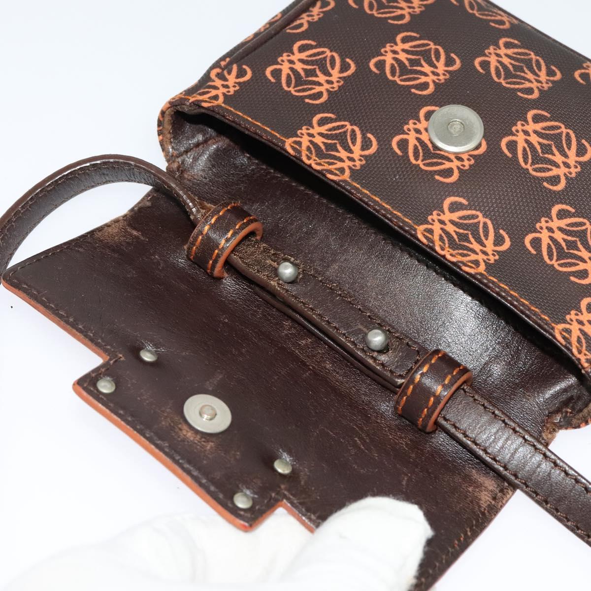 Loewe Orange and Brown Crossbody