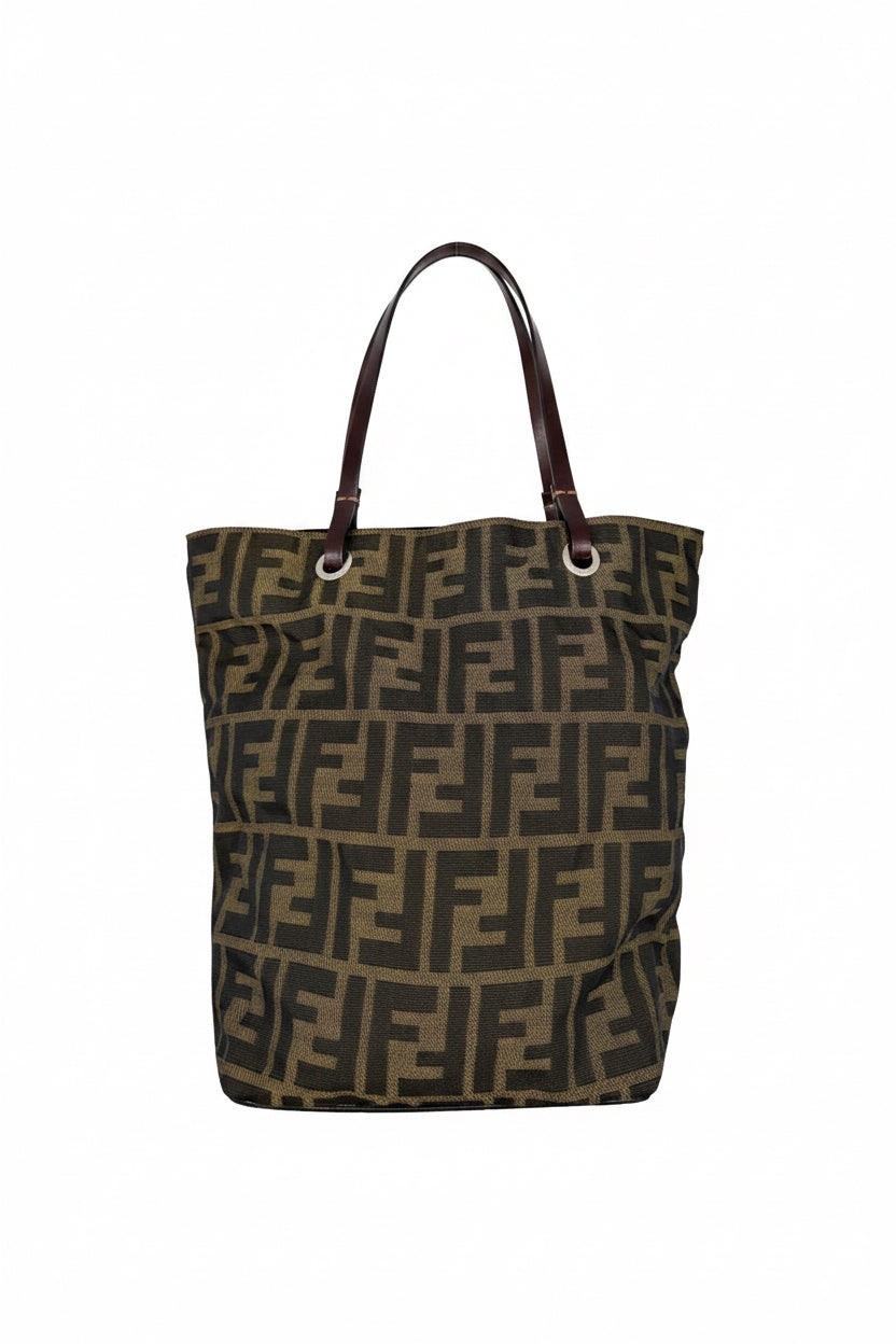 Fendi Brown Zucca Mini Tote
