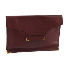 Load image into Gallery viewer, Cartier Burgundy Clutch
