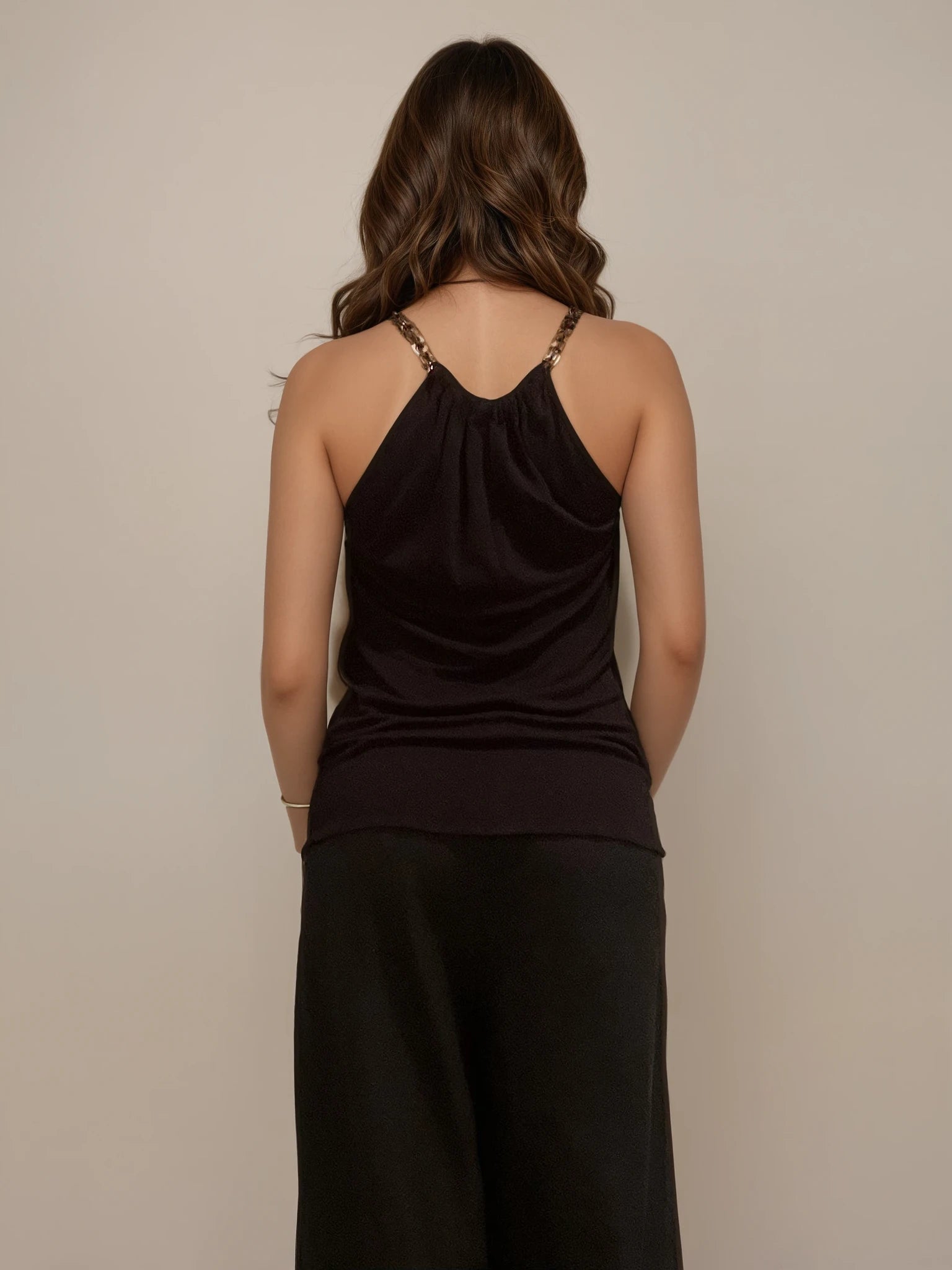 Yigal Azrouel Black Chain Tank