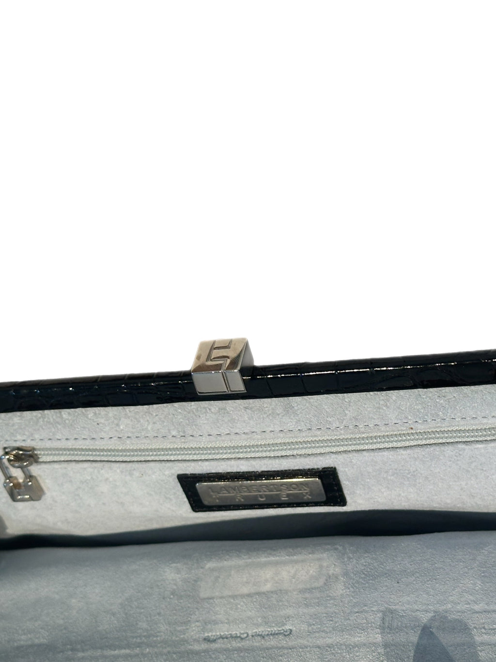 Lambertson Truex Crocodile Clutch