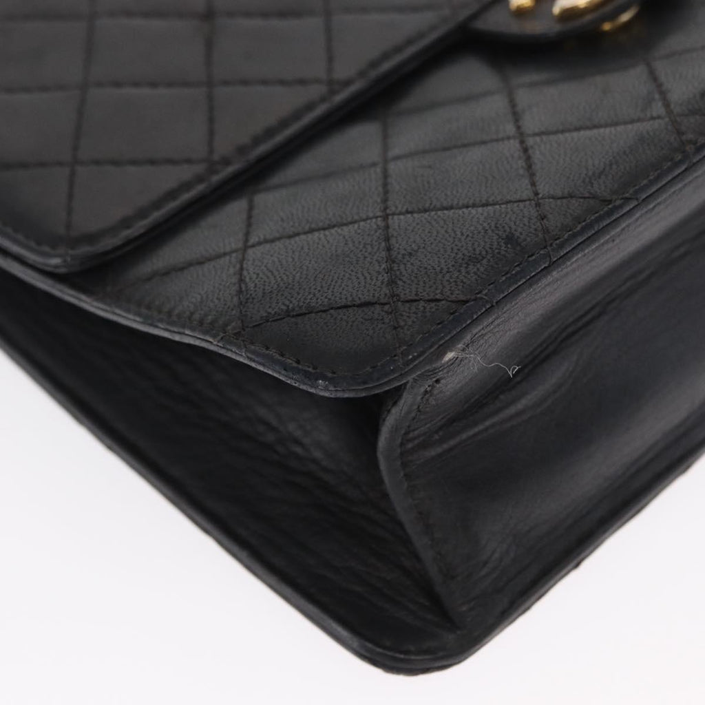 Chanel Black Leather Flap Bag