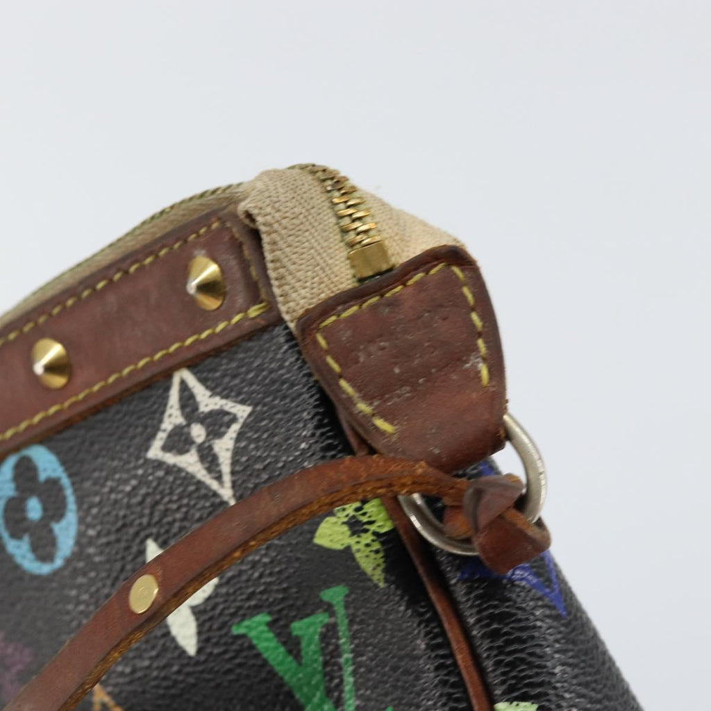 Louis Vuitton Black Colorful Murakami Handbag