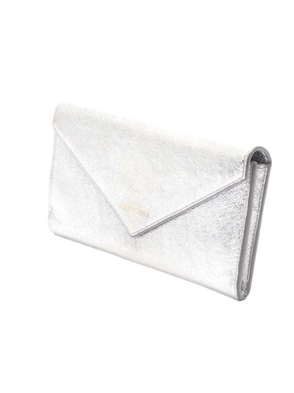 Balenciaga Envelope Silver Wallet