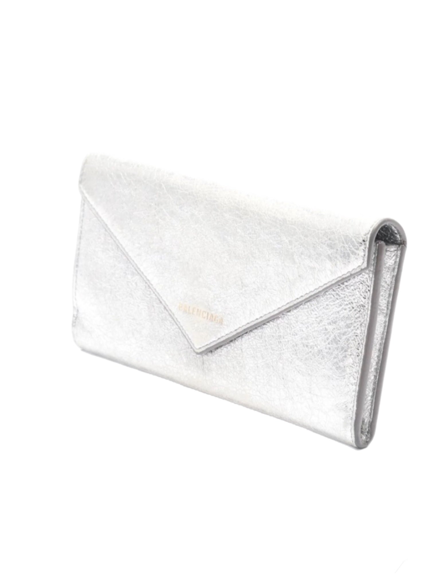 Balenciaga Envelope Silver Wallet