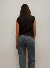 Load image into Gallery viewer, Burberry Black Spellout Sweater Vest
