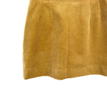 Load image into Gallery viewer, Corduroy Tan Mini Skirt

