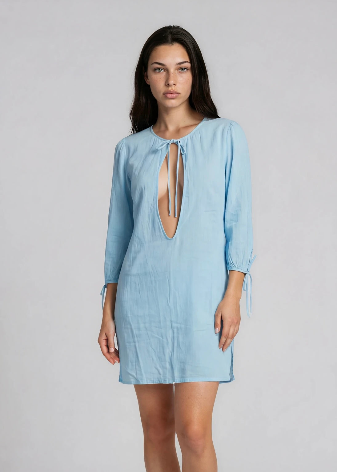 Dolce & Gabbana Baby Blue Coverup Dress