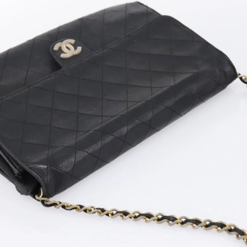 Chanel Black Quilted Leather Flap Bag