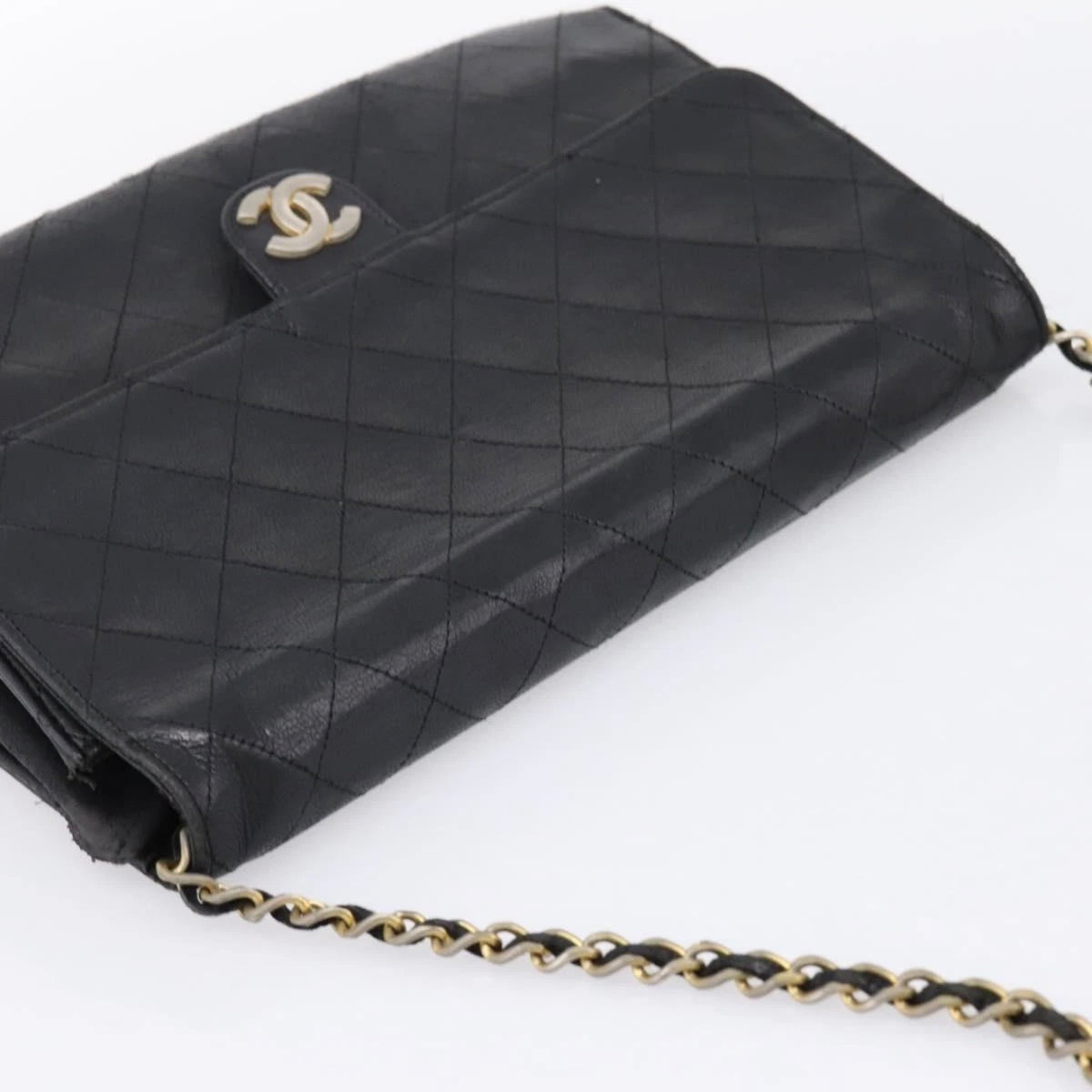 Chanel Black Quilted Leather Flap Bag
