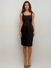 Load image into Gallery viewer, Escada Black Corset Dress
