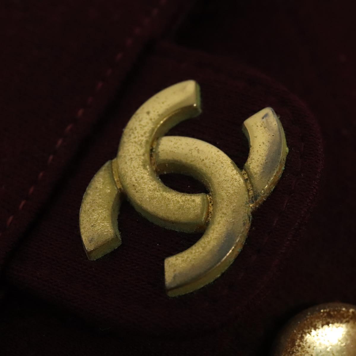 Chanel burgundy flap bag