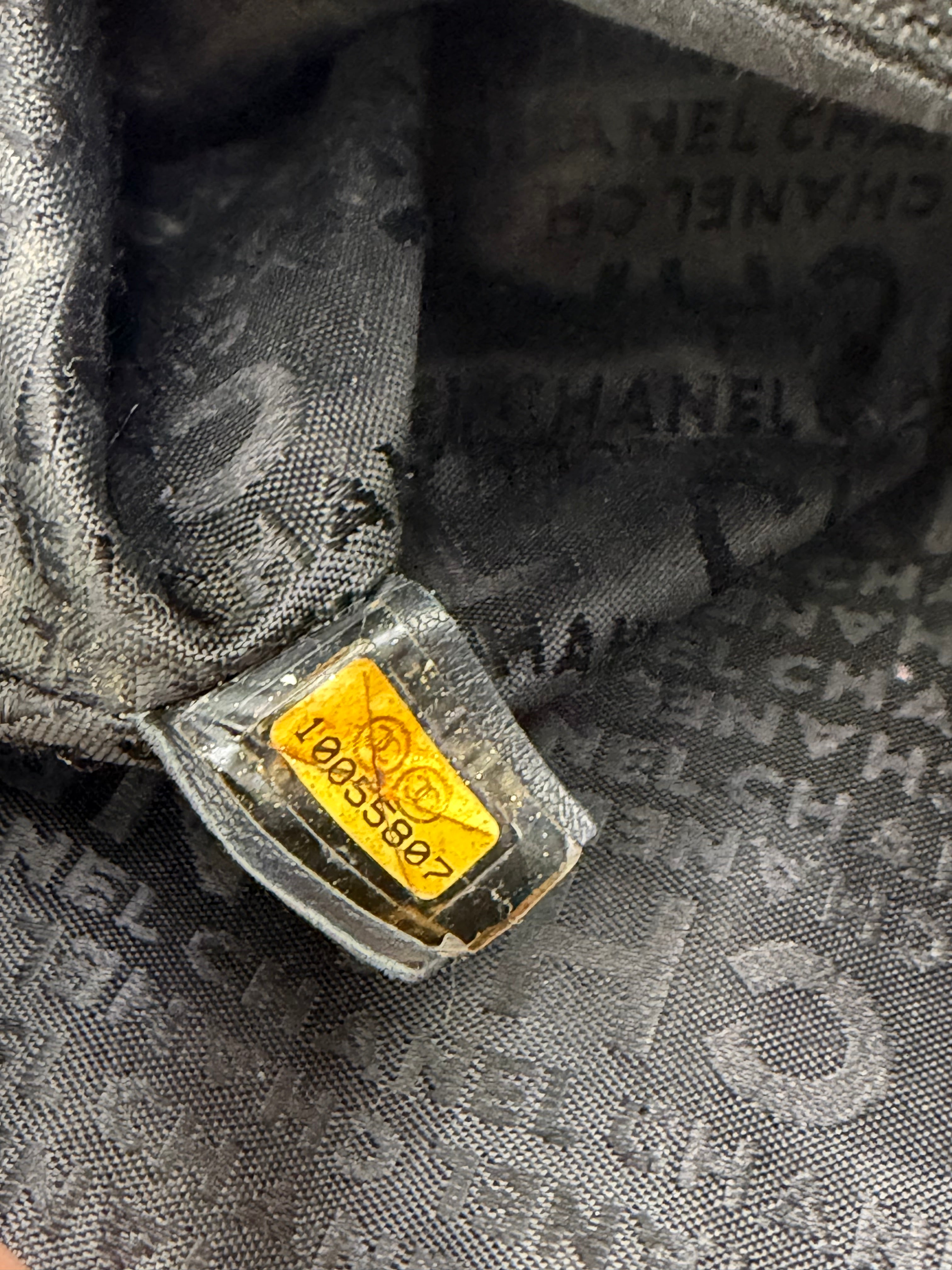 Chanel Black Shoulder Bag Silver Hardware