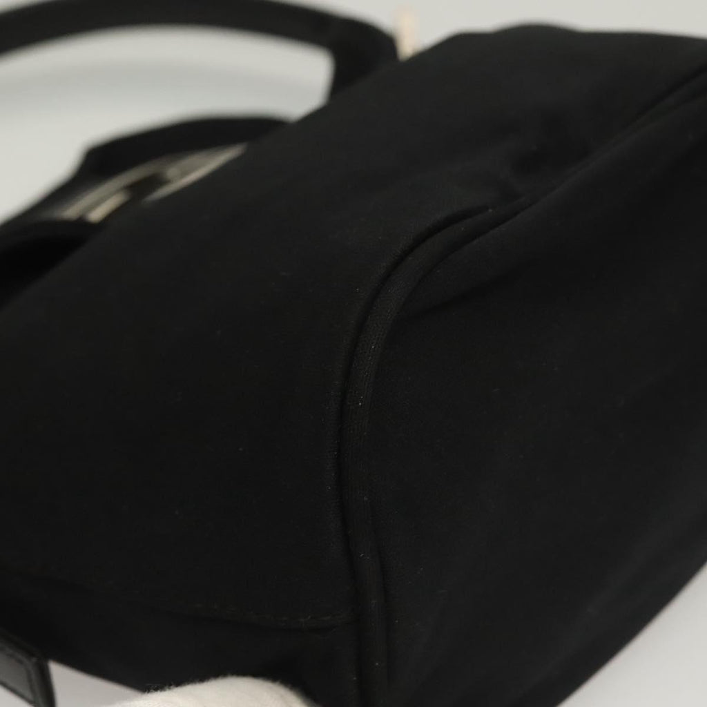 Fendi Black Rounded Baguette