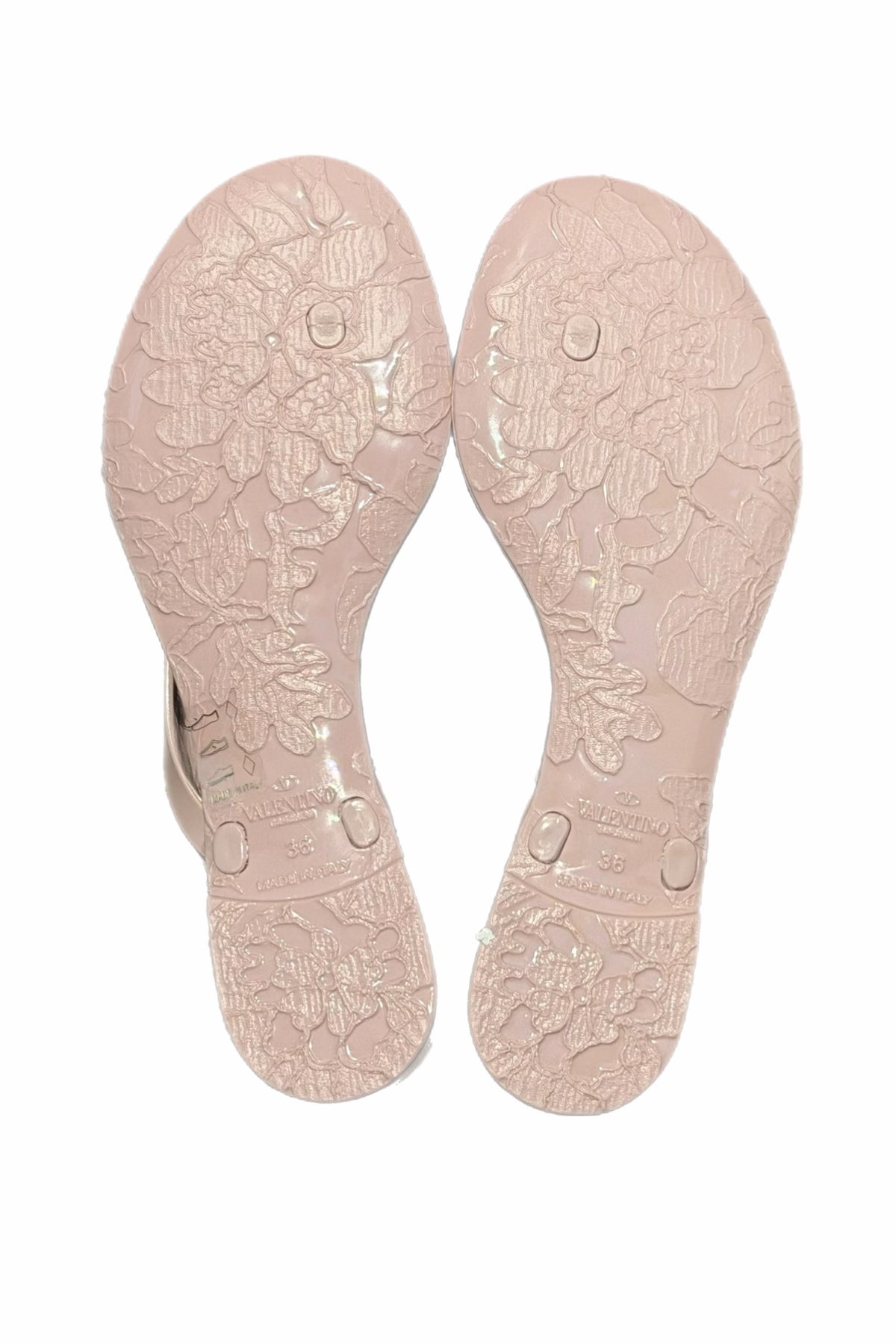 Valentino Pink Studded Sandals
