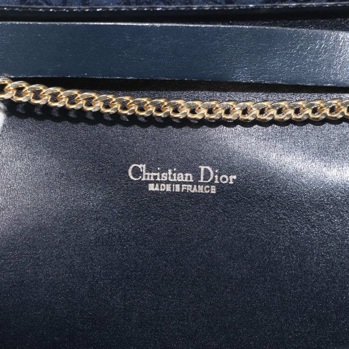 Dior Navy Trotter Shoulder Bag