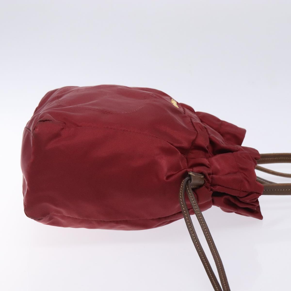Prada Red Drawstring Handbag