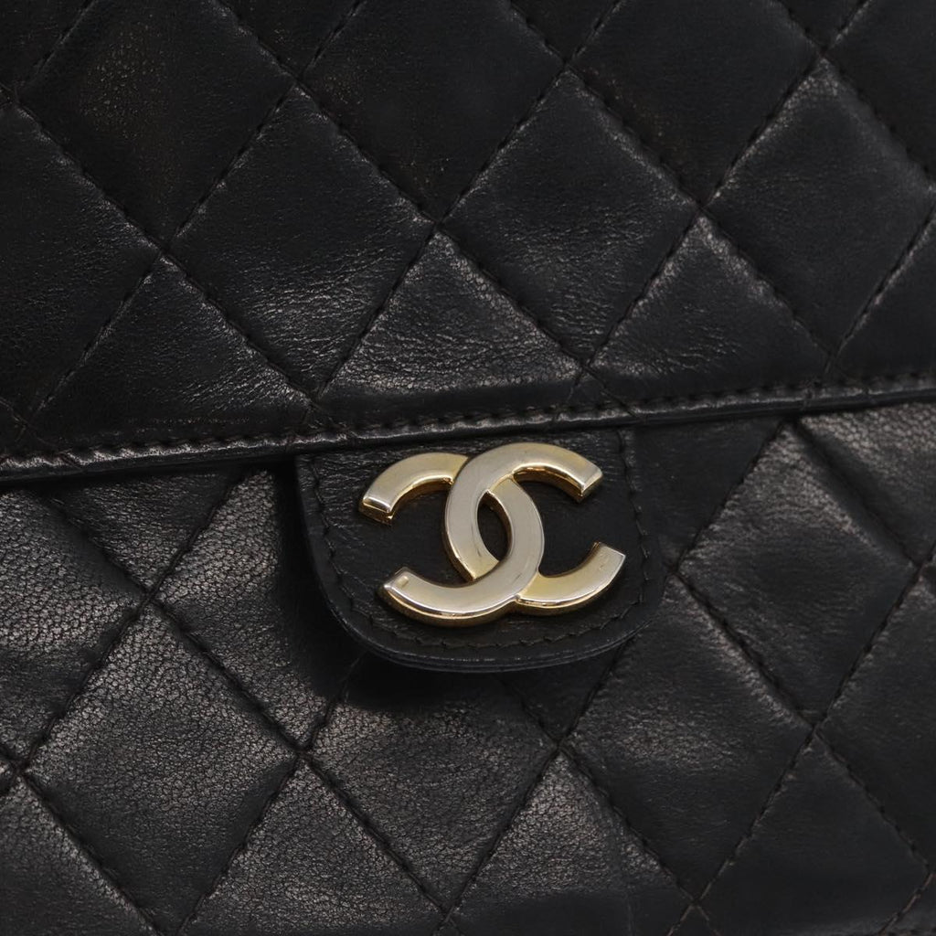 Chanel Black Leather Flap Bag