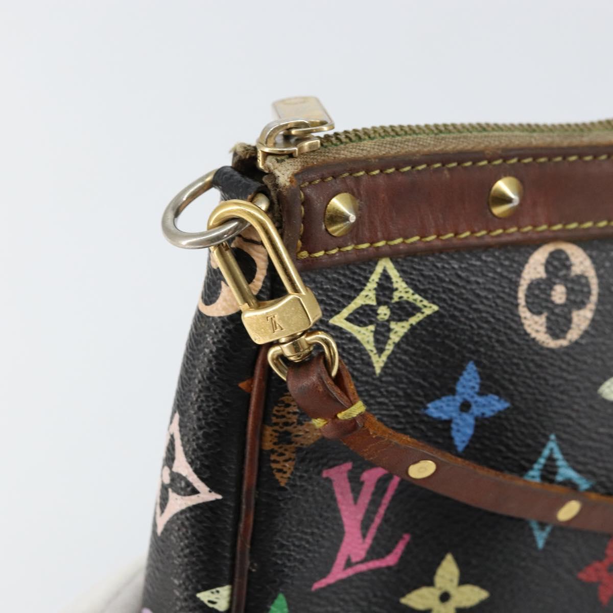 Louis Vuitton Black Colorful Murakami Handbag