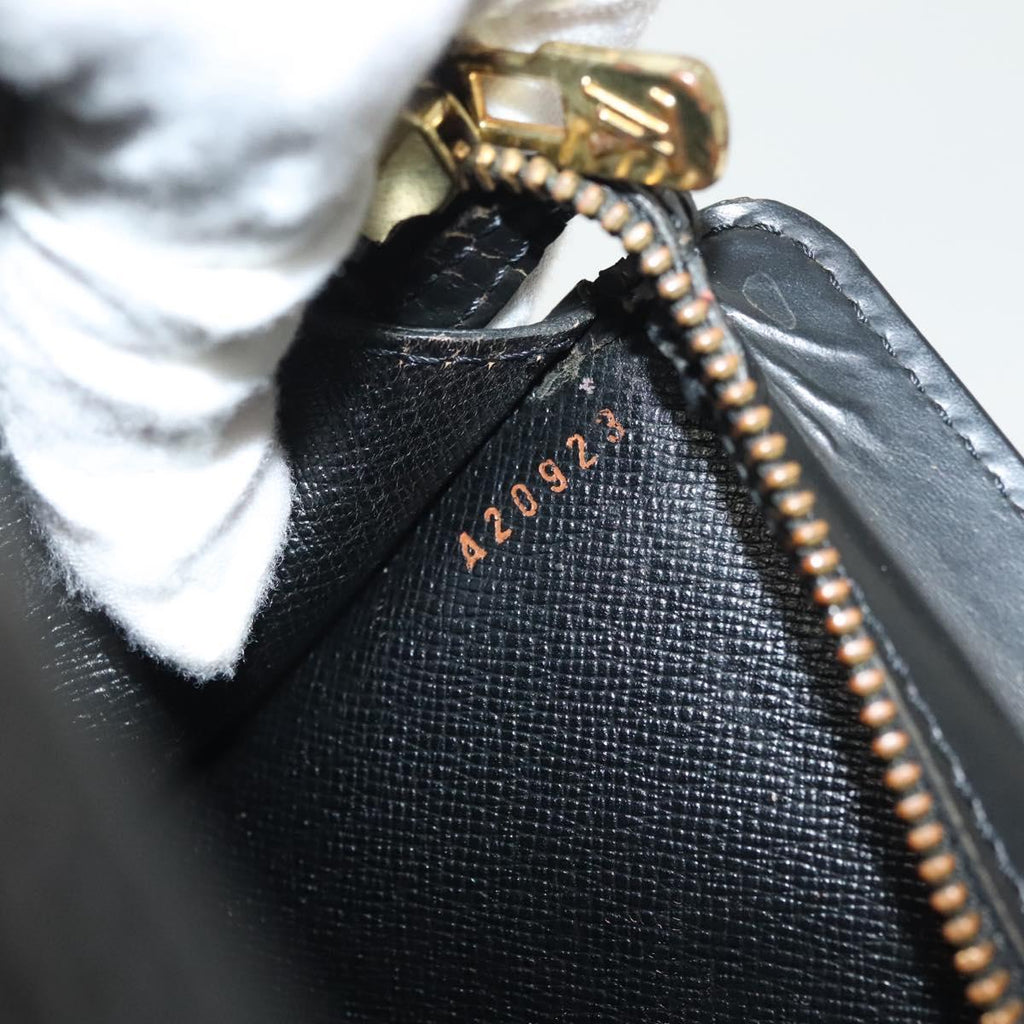 Louis Vuitton Black Epi Clutch