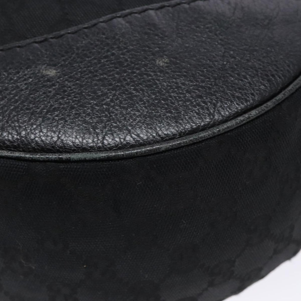 Gucci Black “G” Monogram Shoulder Bag