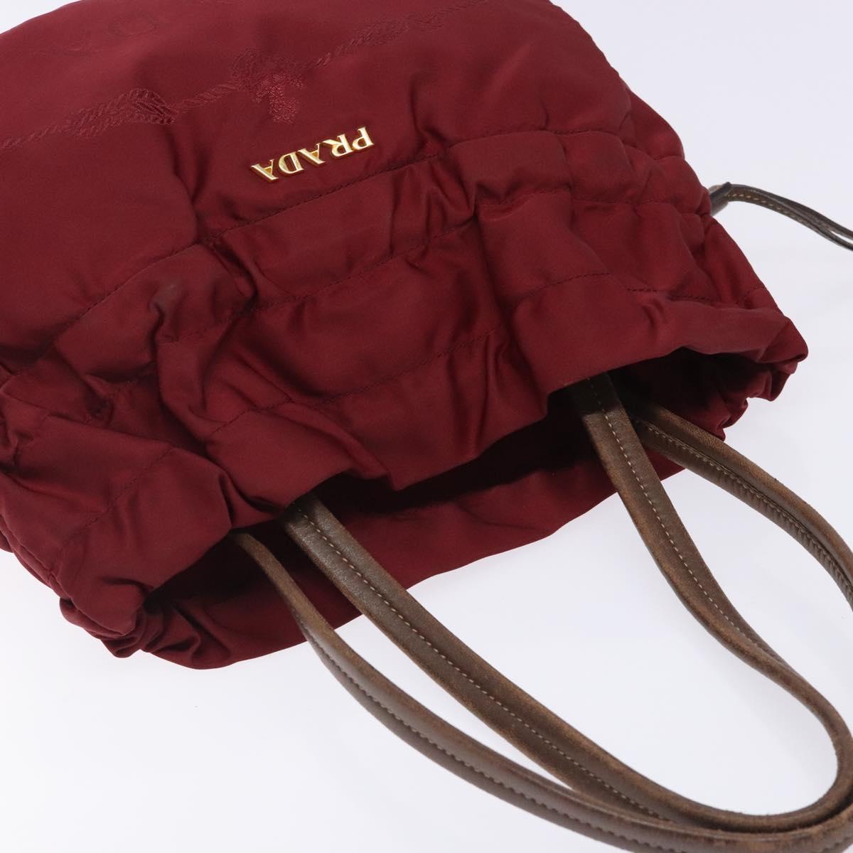 Prada Red Drawstring Handbag
